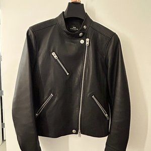 Coach outlet leather jacket clearance